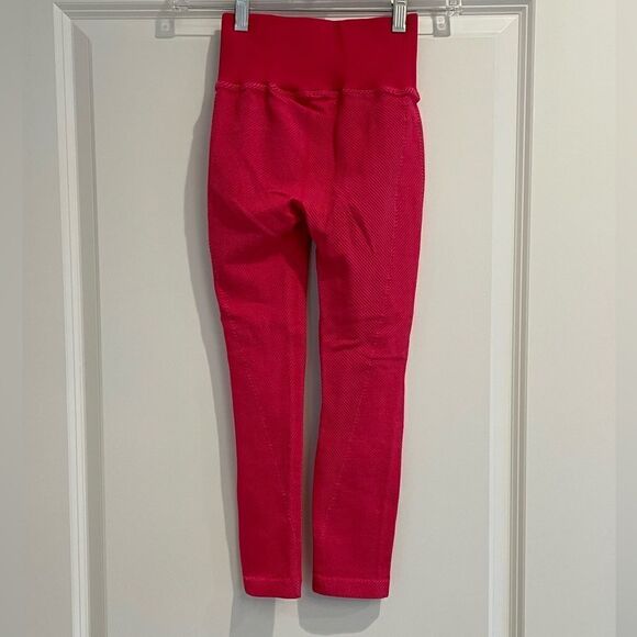 EUC Free People Free Throw Legging Size XS/S Pink - Picture 6 of 7